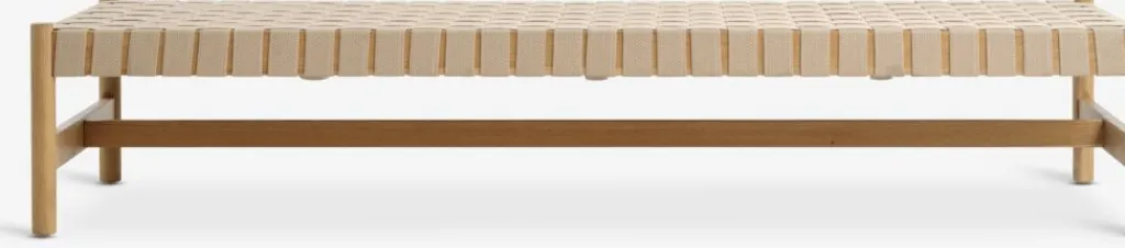 Divanes Cama>JYSK VADEHAVETDiván cama VADEHAVET 189x67 tela natural/roble