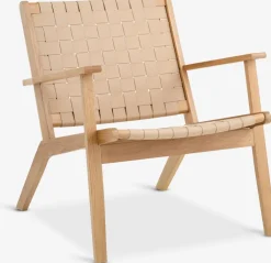 Sillones>JYSK VADEHAVETSilla VADEHAVET tela natural/roble