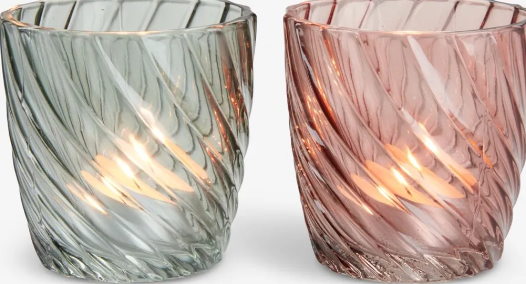 Portavelas>JYSK VAGNPortavelas VAGN Ø8xA8cm cristal variado
