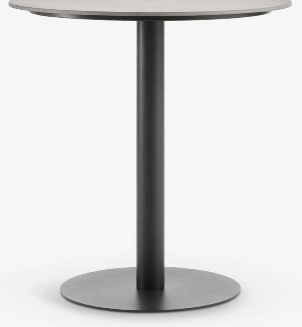Conjuntos Mesa Y Sillas De Jardín>JYSK VAMDRUP + GUDHJEMMesa VAMDRUP Ø70 + 2 sillas GUDHJEM gris