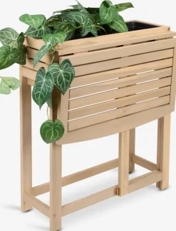 Decoración De Jardín>JYSK VANDREFALKMesa plegable VANDREFALK 64x63 madera dura