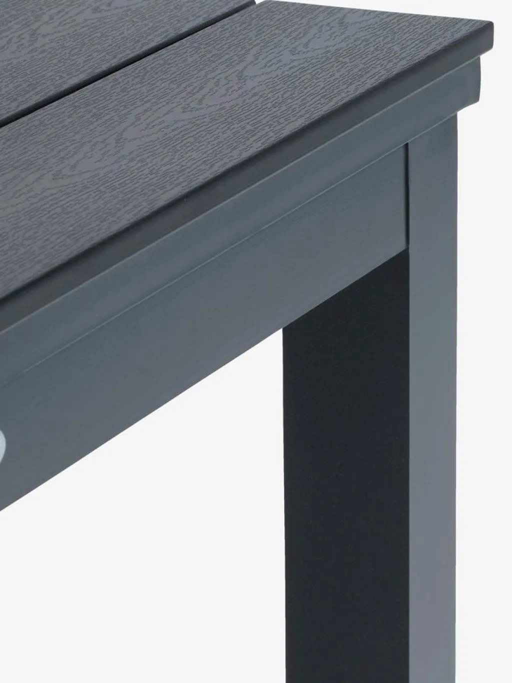Conjuntos Mesa Y Sillas De Jardín>JUTLANDIA VATTRUP + MYSENMesa VATTRUP L206/321 negro + 4 sillas MYSEN gris