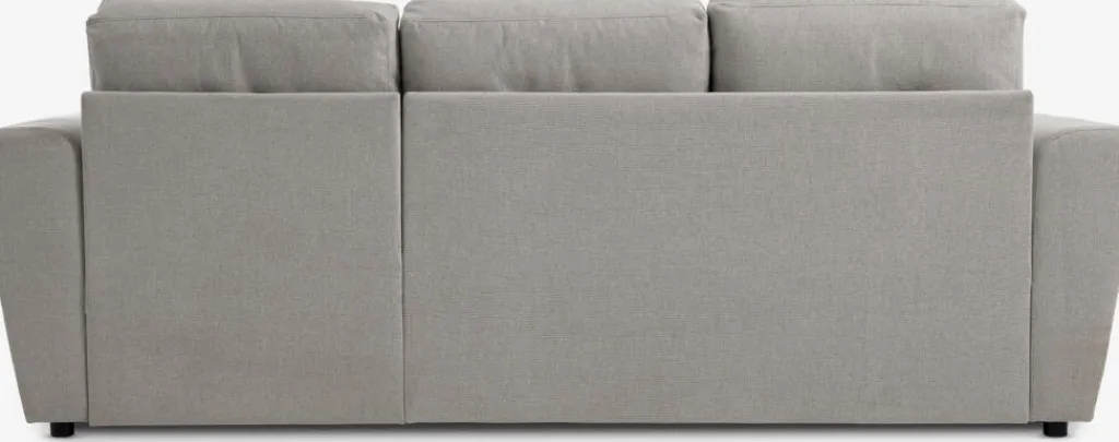 Sofás Cama|Sofás Cama>JYSK VEJLBYSofá cama chaise longue VEJLBY tela arena claro Arena clara
