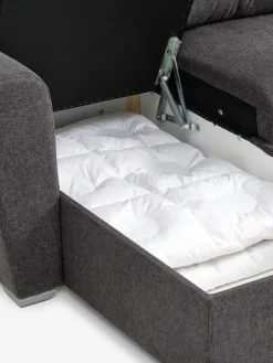 Sofás Cama|Sofás Cama>JYSK VEJLBYSofá cama con chaise longue VEJLBY tela Gris oscuro
