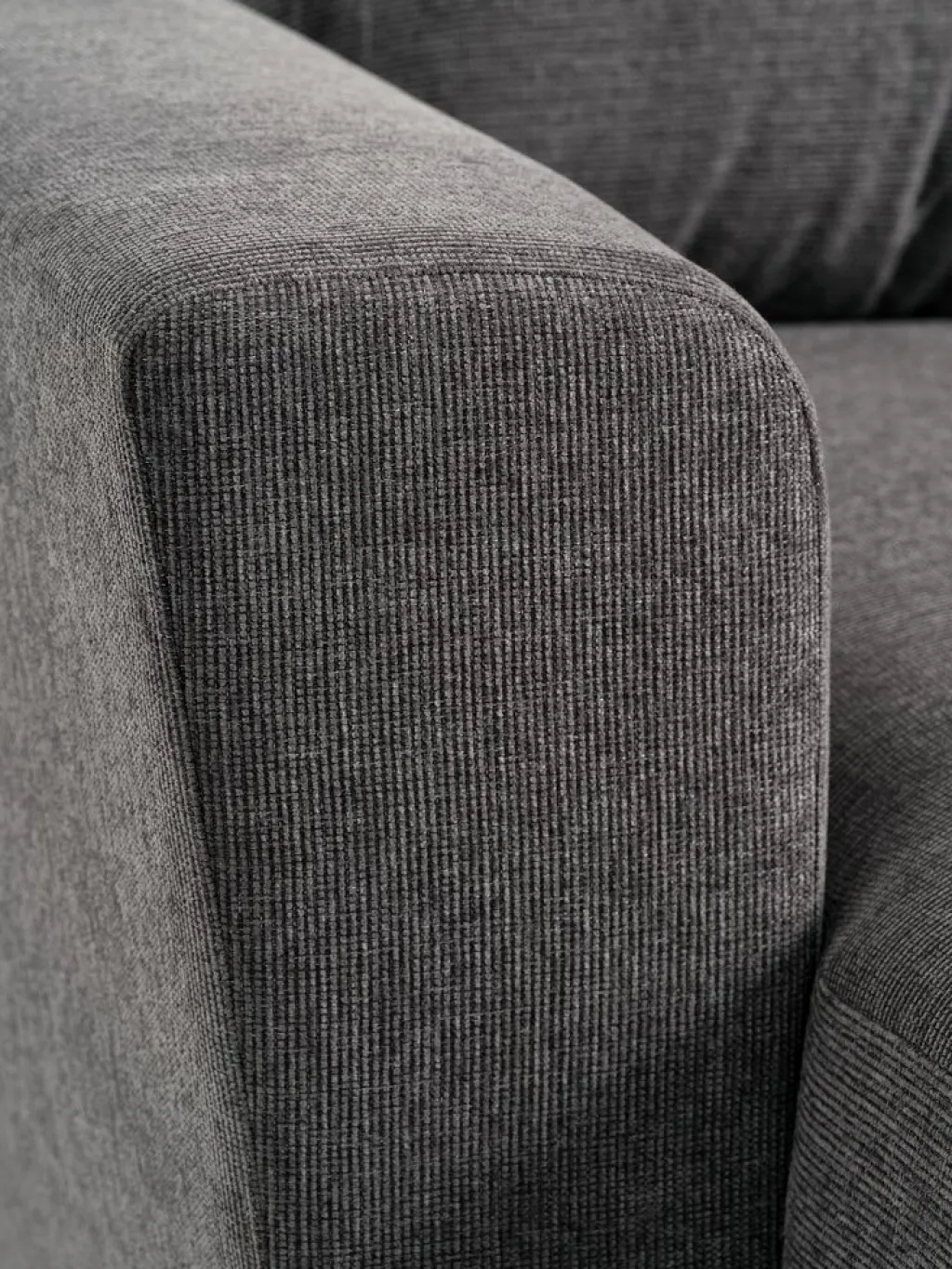 Sofás Cama|Sofás Cama>JYSK VEJLBYSofá cama con chaise longue VEJLBY tela Gris oscuro