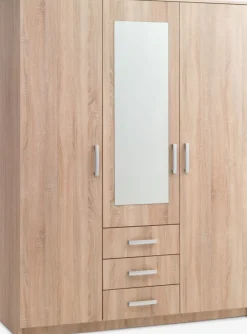 Armarios|Todos Los Armarios>JYSK VELLERUPArmario VELLERUP 151x200 combi color Roble claro