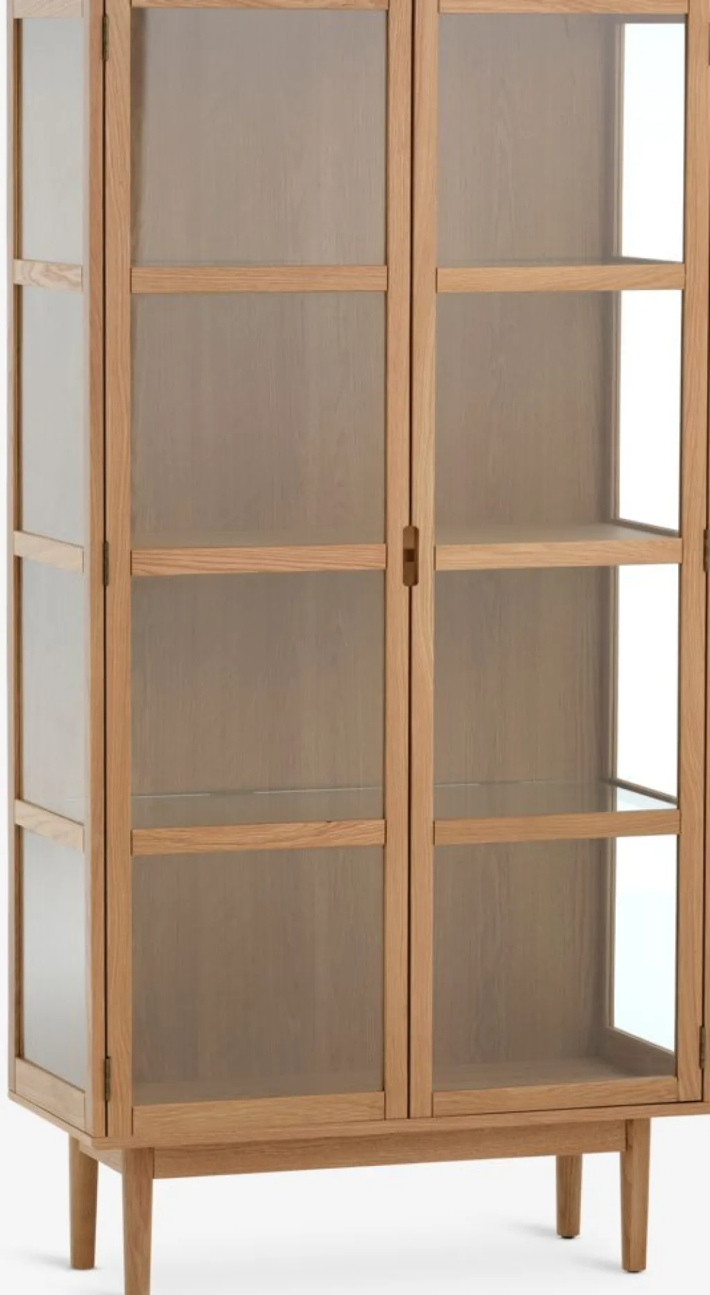 Vitrinas|Vitrinas>Royal Oak VESTERBYVitrina VESTERBY alta 2 puertas Roble natural