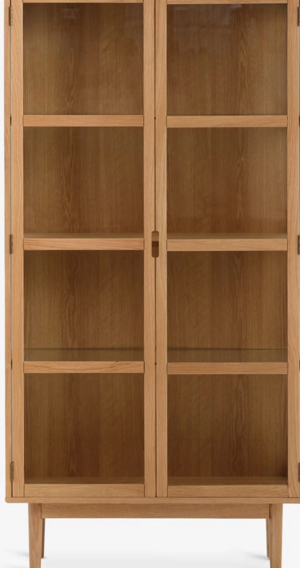 Vitrinas|Vitrinas>Royal Oak VESTERBYVitrina VESTERBY alta 2 puertas Roble natural