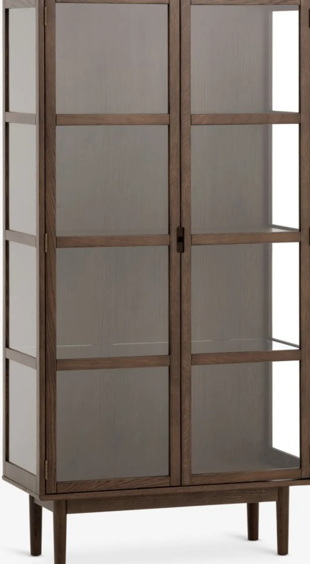 Vitrinas|Vitrinas>Royal Oak VESTERBYVitrina VESTERBY alta 2 puertas Roble oscuro