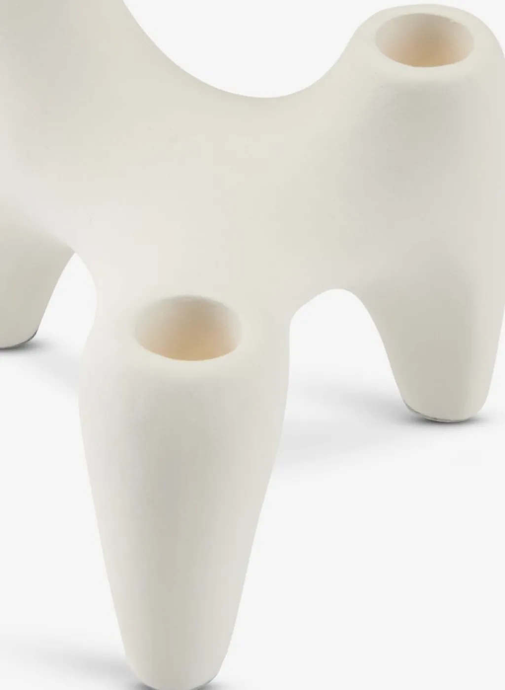 Portavelas>JYSK VIGNIRCandelabro VIGNIR A13xL16xA15cm blanco crudo