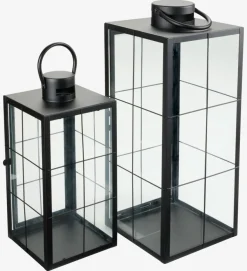 Faroles>JYSK VILLADSFarol VILLADS A16xL16xA36cm negro