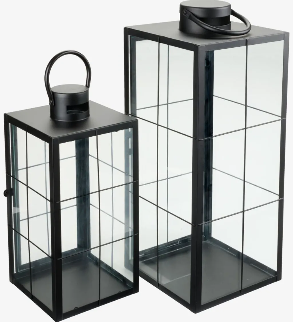 Faroles>JYSK VILLADSFarol VILLADS A16xL16xA36cm negro