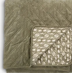 Colchas|Colchas>JYSK VILLMORELLColcha VILLMORELL 220x240 verde/blanco