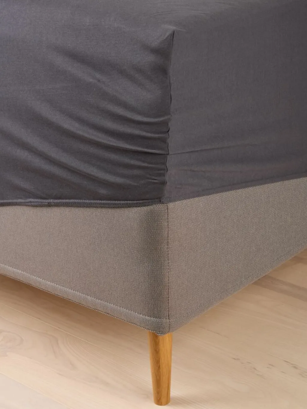 Sábanas Para Colchones|Sábanas Para Toppers>KRONBORG VILMAGOLDSábana bajera ajustable jersey VILMA 90x200x35 antracita Gris antracita