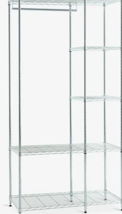 Percheros Con Zapatero|Percheros Con Zapatero>JYSK VINDINGEMueble recibidor VINDINGE 4 estantes cromo
