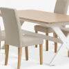 Mesas De Comedor|Conjuntos De Comedor>JYSK VISLINGE + TUREBYMesa VISLINGE L190 natural + 4 sillas TUREBY beis