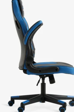 Sillas Gaming|Sillas De Oficina>JYSK VOJENSSilla gaming VOJENS negro/polipiel azul/malla