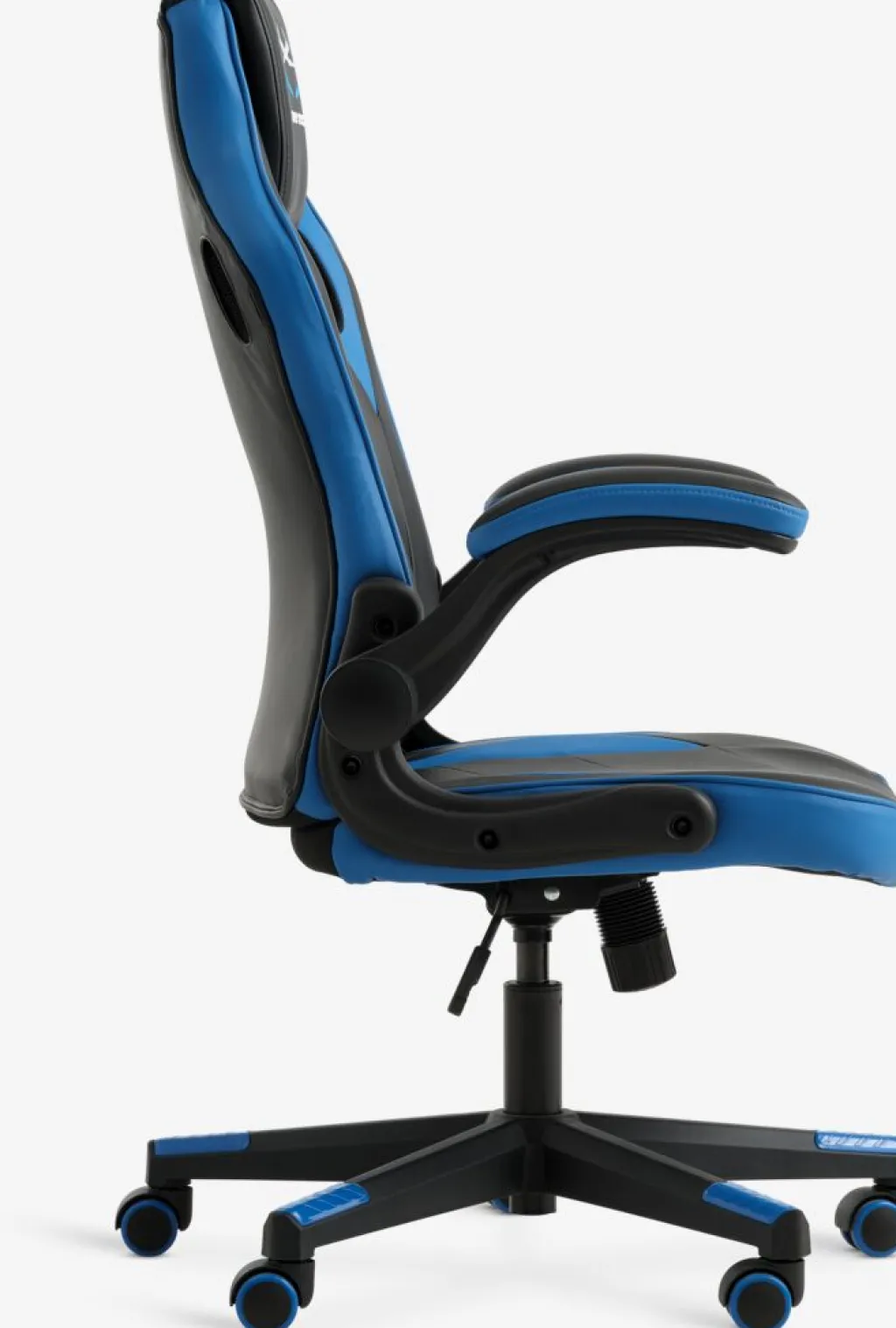 Sillas Gaming|Sillas De Oficina>JYSK VOJENSSilla gaming VOJENS negro/polipiel azul/malla