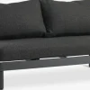 Muebles De Jardín>JUTLANDIA VOSSSofá de exterior VOSS 2 plazas negro