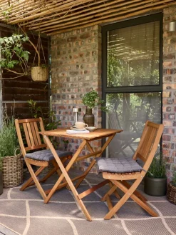 Mesas De Jardín>JUTLANDIA VRAADALMesa de balcón VRAADAL A62xL62 madera dura